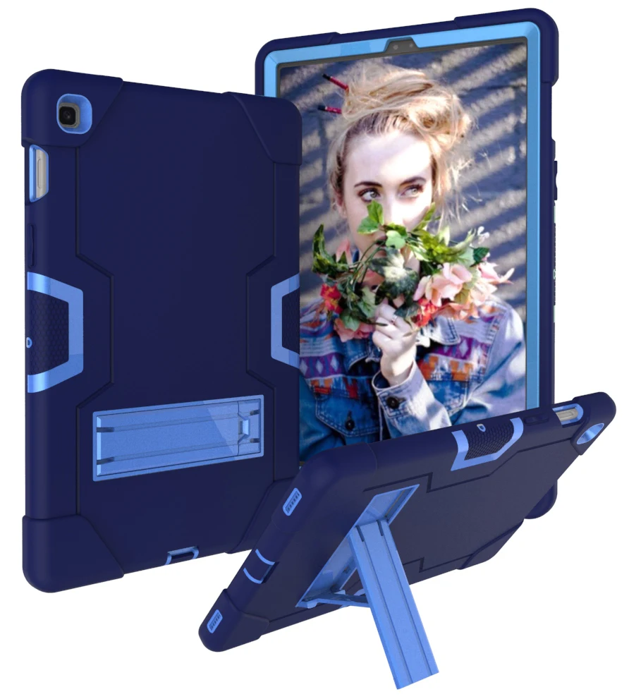 Shockproof Case for Samsung Galaxy Tab S5e 10.5 Case Cover T720 T725 SM-T720 SM-T725 Tablet Shell Funda Coque with Stand Holder