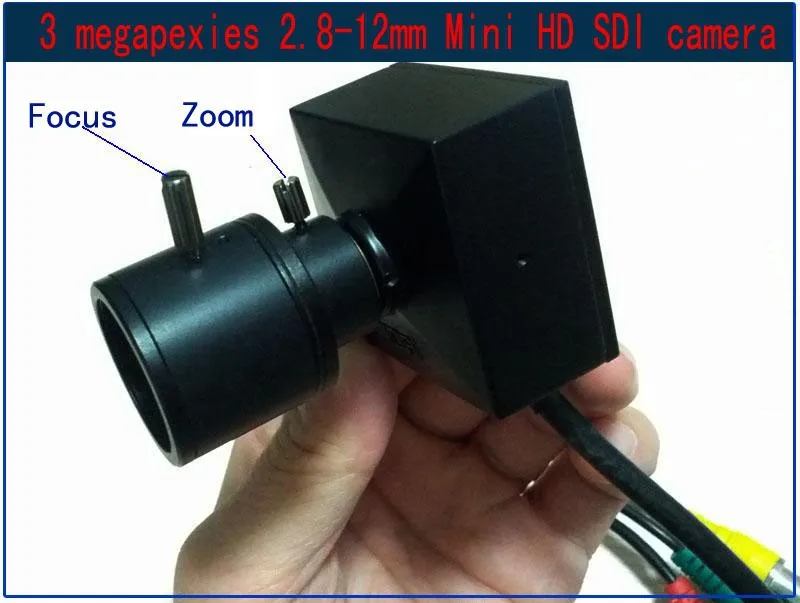 1920*1080P Мини HD SDI камера 3 мегапикселя ручной зум-объектив 2 8-12 мм 1/2. 8 &quotSony Exmor Coms WDR OSD