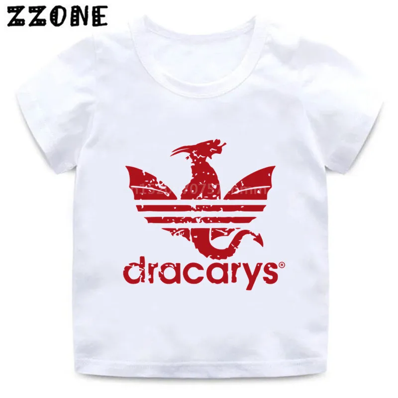 Dracarys/футболка с принтом Игра престолов для мальчиков и девочек Arya Stark Not Today