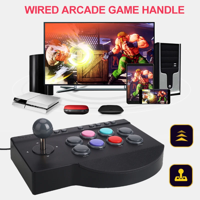PXN 0082 проводной аркадный джойстик геймпад игровой контроллер для PS3 PS4 PC XBox ONE|ps3