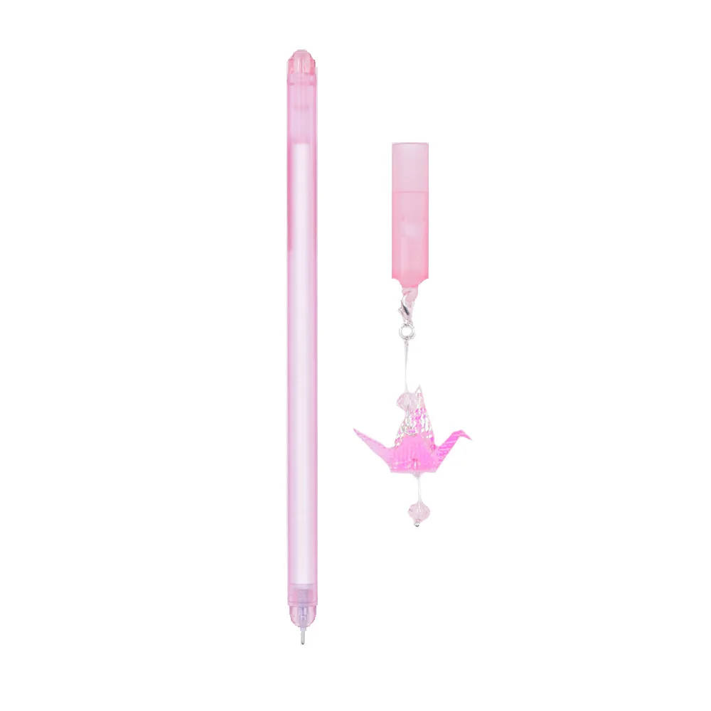

36 pcs Kawaii Gel Pens Laser paper crane black gel ink pens pens for writing Cute stationery office school supplies 0.5mm