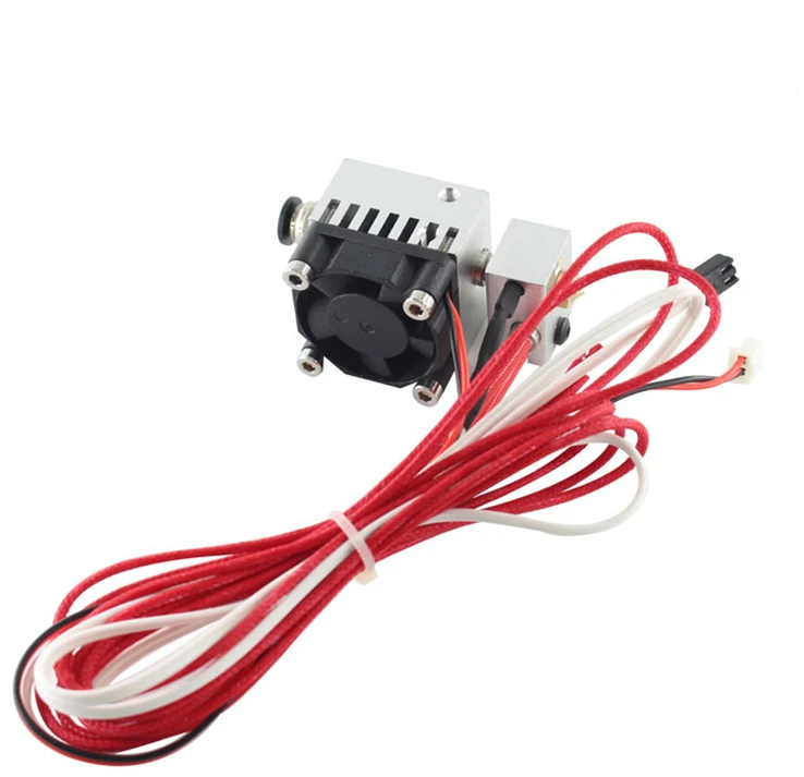 

Комплект для экструзии алюминия V6 bowden hotend, совместимый с датчиком PT100, 1,75 мм, 0,4 мм, 12 в, для 3d-принтера Reprap Prusa