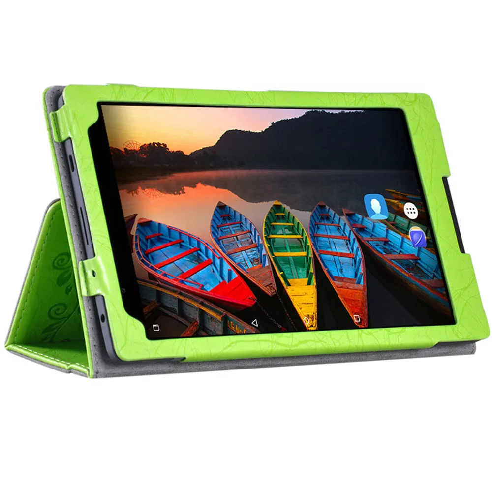 Чехол для Lenovo TAB4 8 Plus с принтом из искусственной кожи флип-кейс TAB 4 TB-8704N TB-8704F чехол