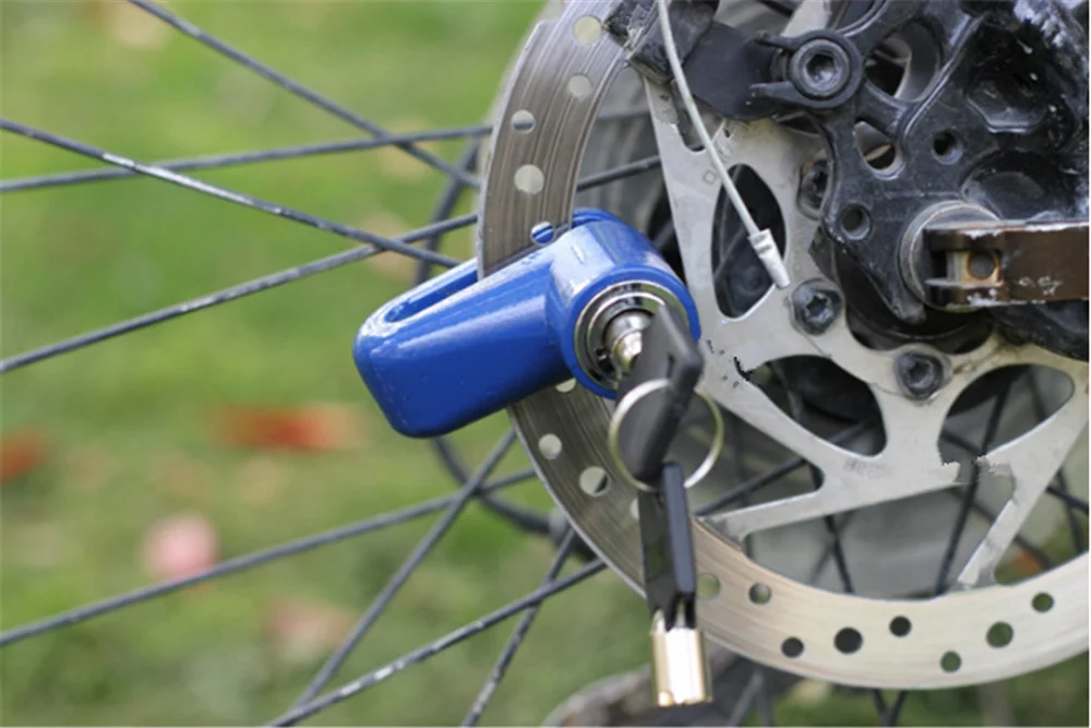 Противоугонный тормозной дисковый замок для мотоцикла скутера велосипеда