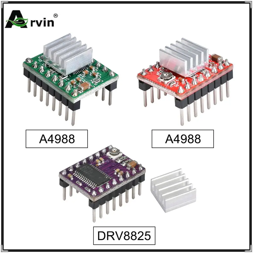 4 шт./лот 3d принтер части StepStick DRV8825/A4988 Драйвер шагового двигателя Перевозчик Reprap