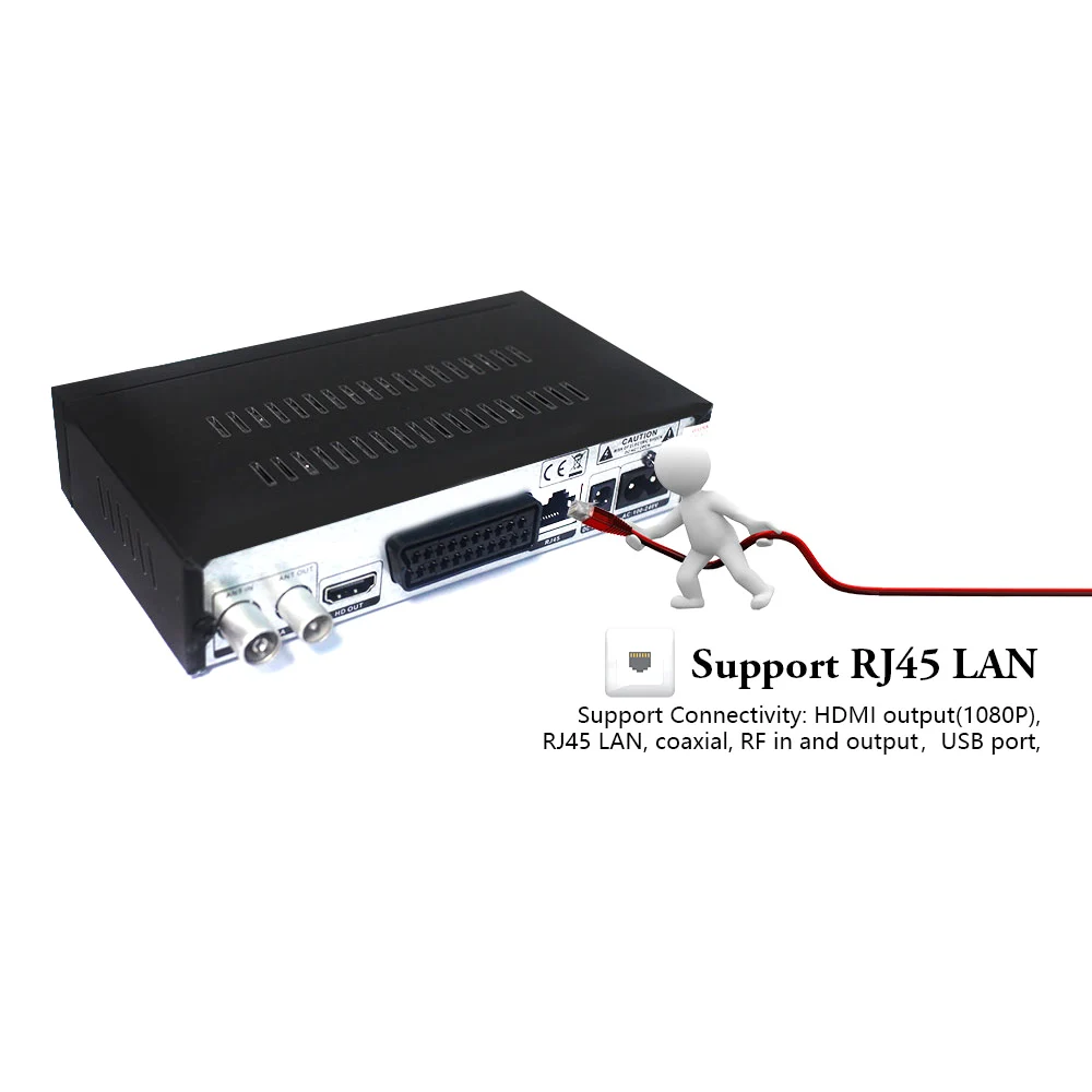 Vmade H.265 AC3 MPEG-4 DVB-T2 цифровая ТВ коробка Dvb-T2 наземный приемник Dvb T2 k6 телевизионная