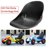 TDPRO Drift Trike Racing Go Kart Buggy Car Seat Saddle Black Plastic Off-Road Racing Seat Cover Motorcycle Bucket Modified Seats