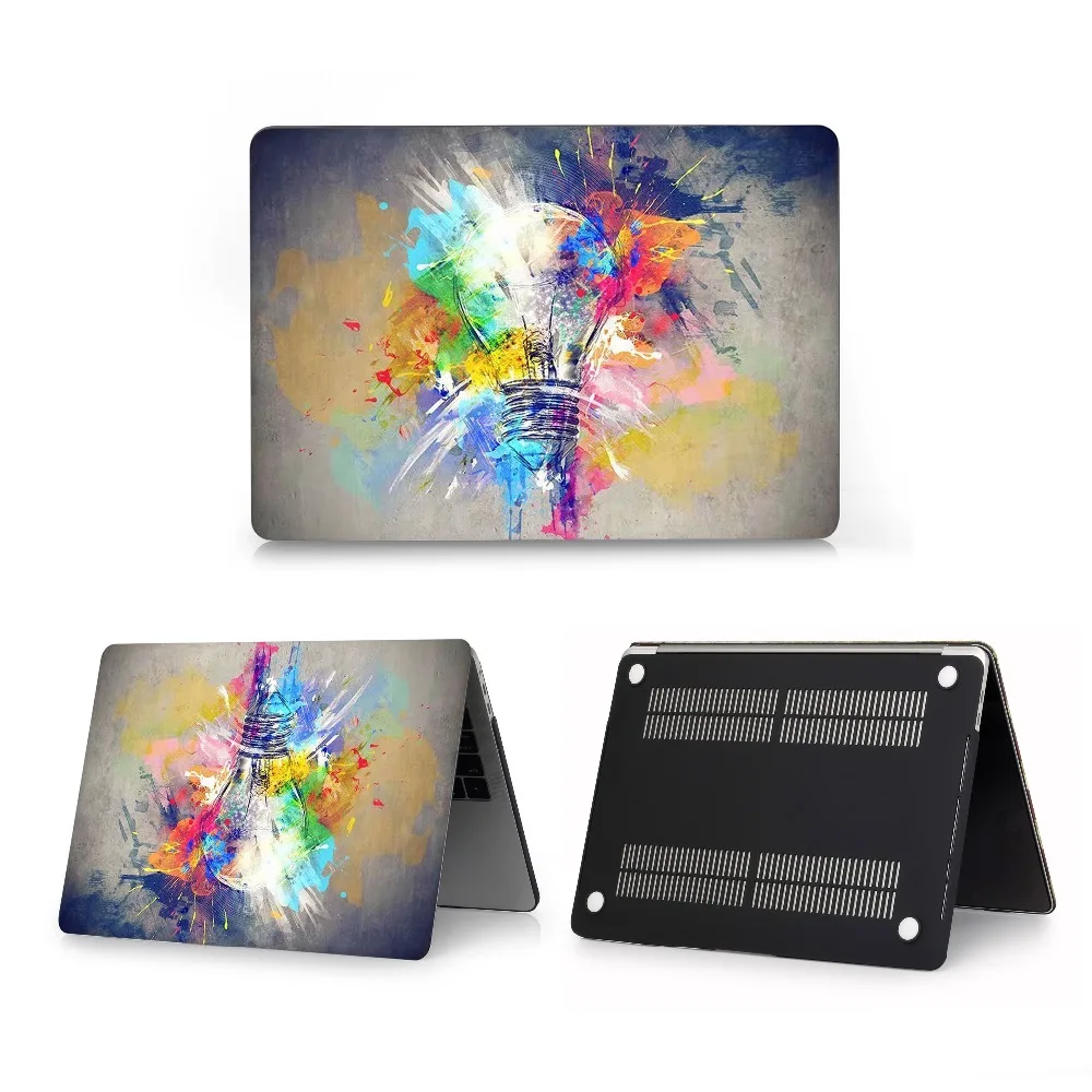 Новинка, чехол для ноутбука с принтом ZAIWJ для MacBook Air retina Pro 11, 12, 13, 15, для Mac book, 13,3 дюймов, с сенсорной панелью, чехол для клавиатуры