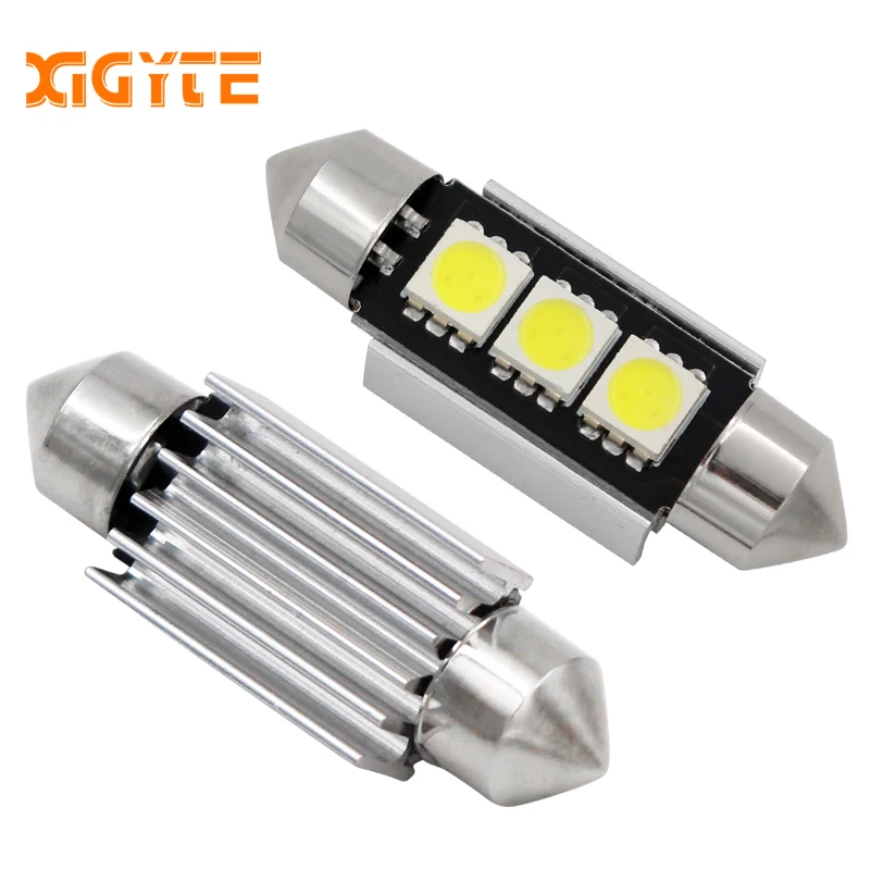 36 мм 39 C10W C5W 3SMD 3 SMD 5050 светодиодный CANBUS Festoon лампа для автомобиля номерной знак
