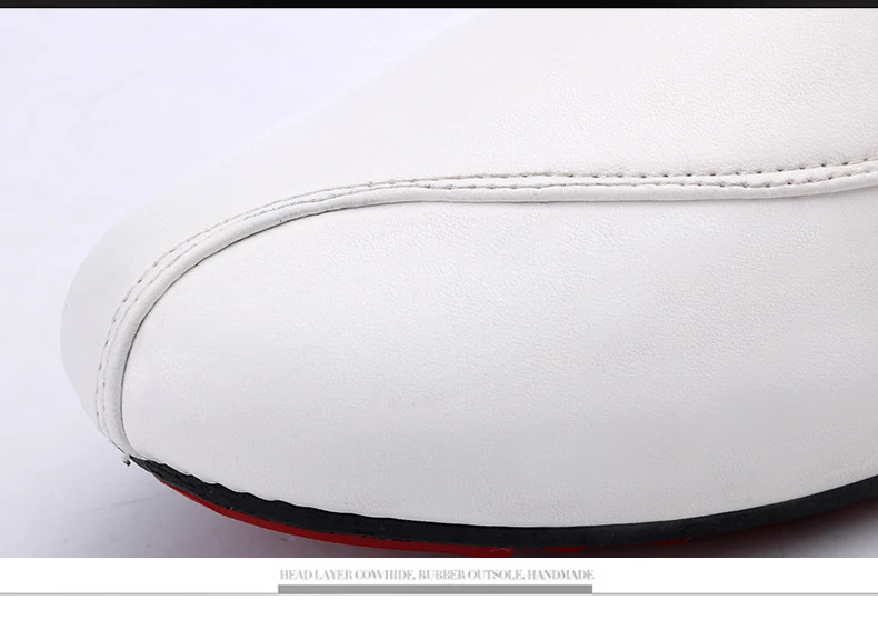 Кожаные мужские лоферы; модные мокасины ручной работы из мягкой кожи; tenis masculino adulto; белые мужские водонепроницаемые Мокасины без застежки