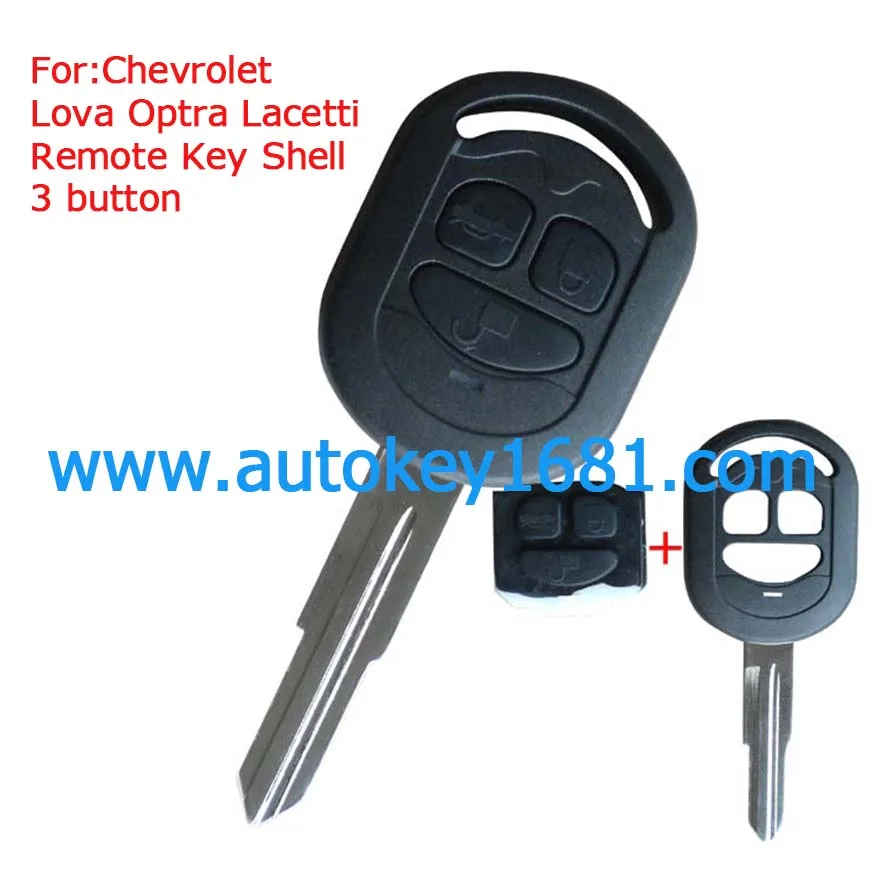 3 кнопки дистанционного ключа оболочки для Chevrolet Lova Optra Lacetti|shell chevrolet|shell keyshell buttons |