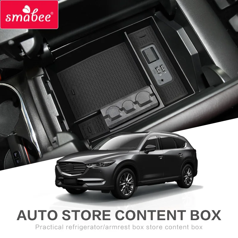 Smabee автомобильный центральный подлокотник для MAZDA CX-8 2016 - 2019 CX8 CX9 2017 2018 аксессуары