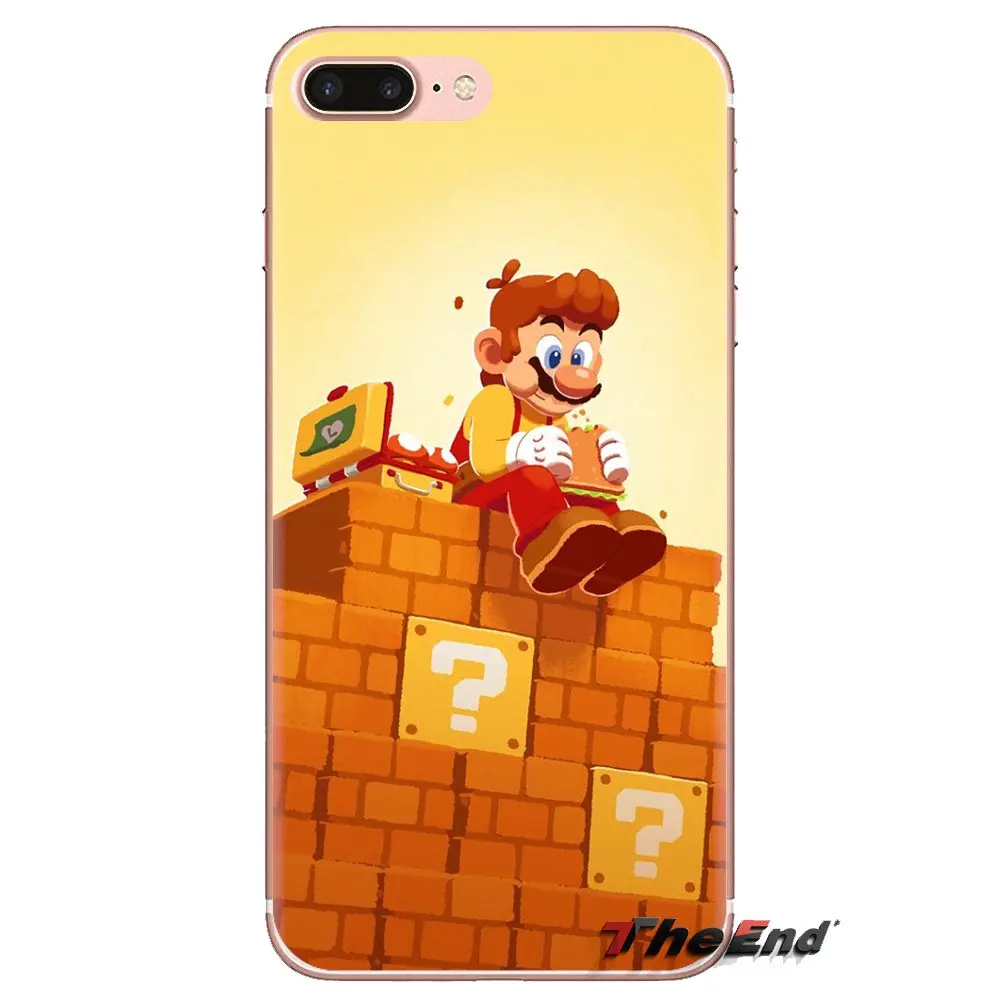 Силиконовые чехлы Супер Марио Bros грибы для huawei G7 G8 P7 P8 P9 P10 P20 P30 Lite Mini Pro P Smart Plus 2017 2018