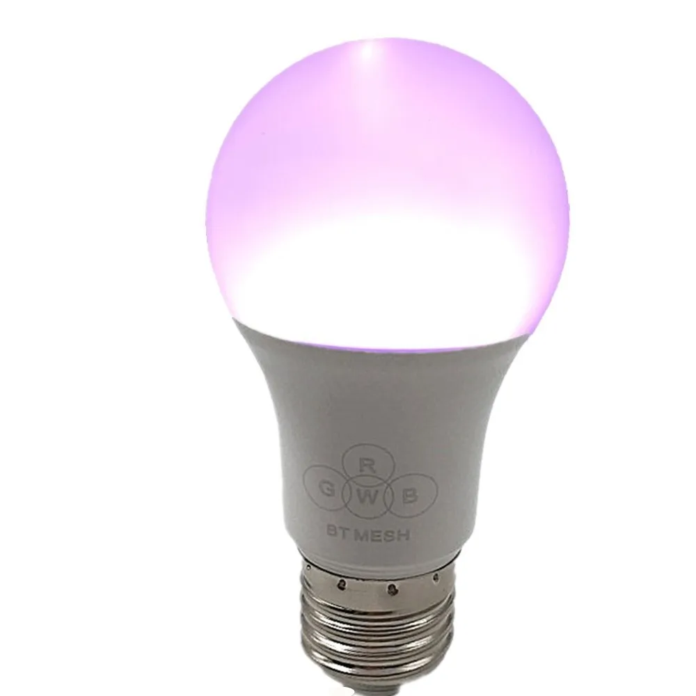 Умная лампа E27 Wifi RGB W с регулируемой яркостью Светодиодная работает 16 миллионов