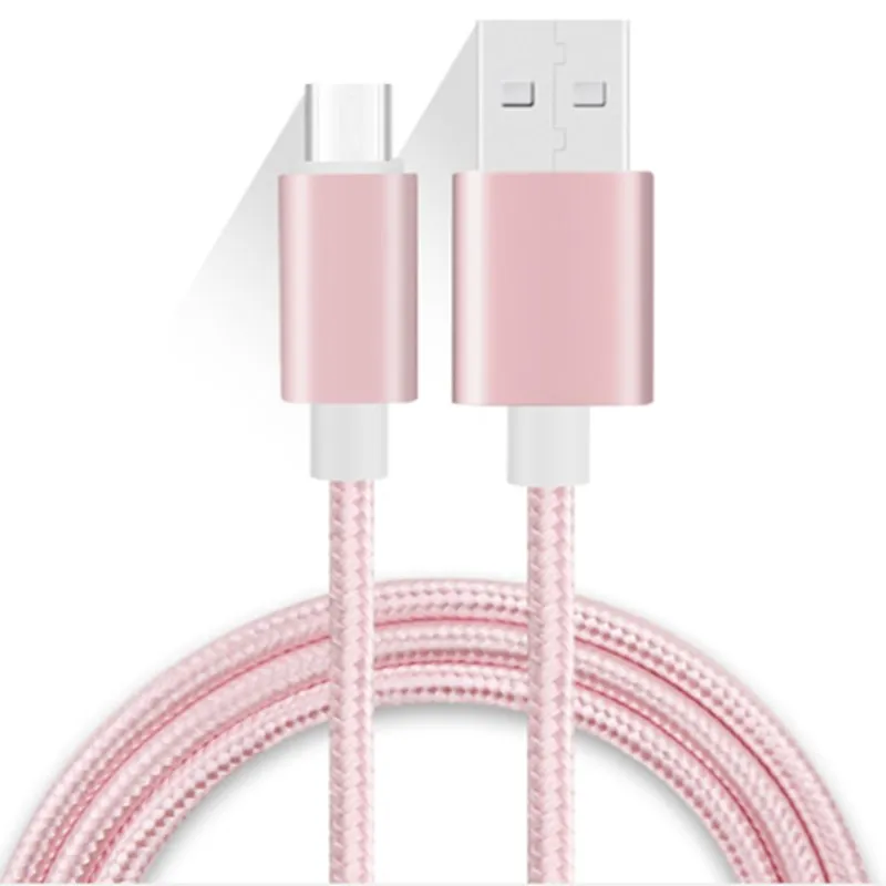 Кабель USB Type-C в нейлоновой оплетке шнур для быстрой зарядки Samsung galaxy S8 S9 plus A3 A5 A7 2017
