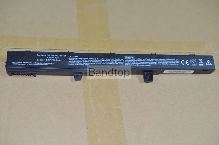 3200 мАч 14,8 V Аккумулятор для ноутбука ASUS A41N1308 A31N1319 X451 X551 X451C X451CA X551C X551CA 0B110-00250100