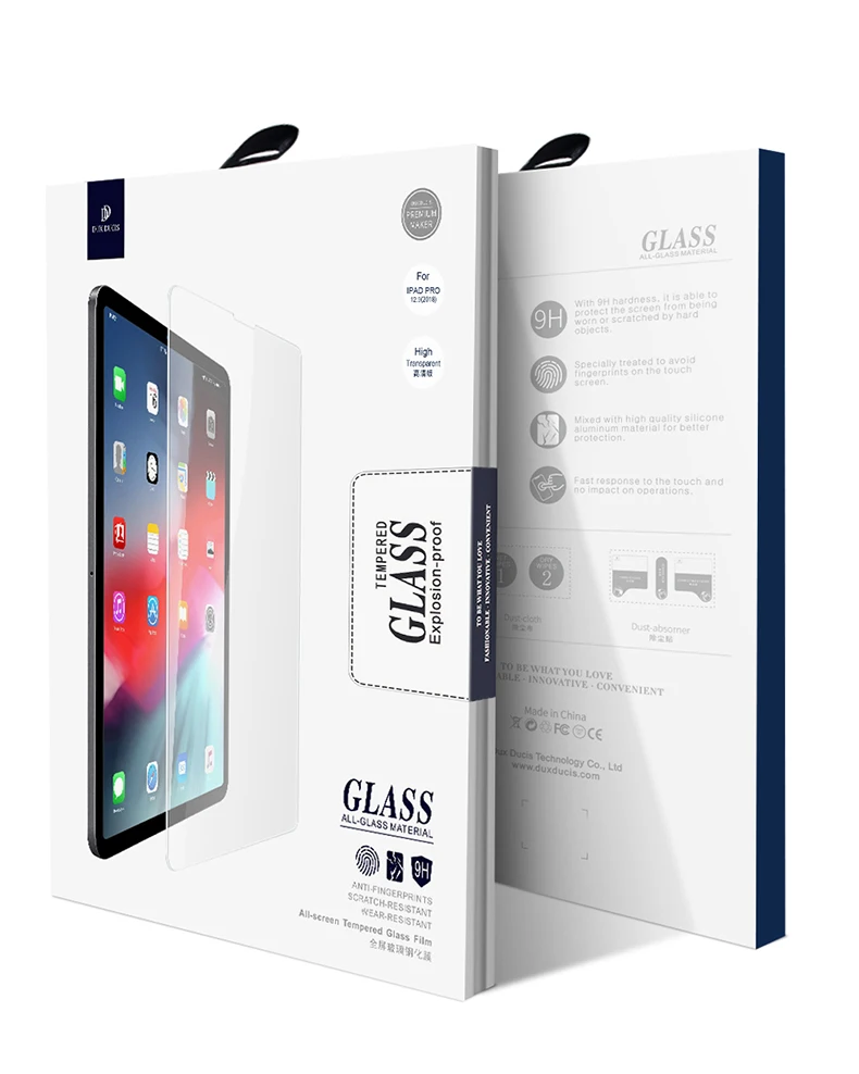 DUX DUCIS закаленное стекло для iPad Pro 12,9 11 HD Защита экрана для iPad Pro 12,9 11 10,5 Защитная пленка для планшета
