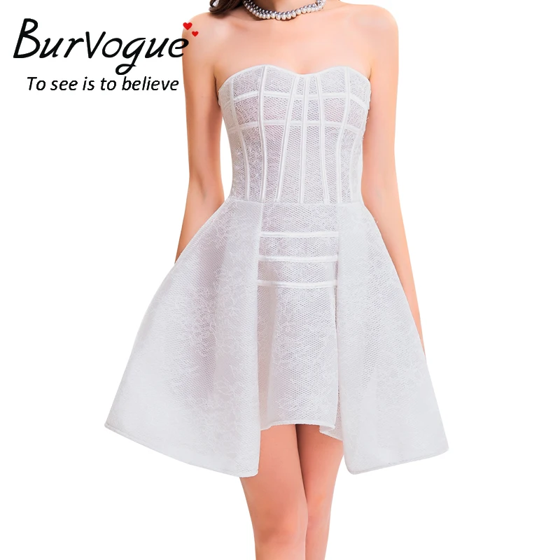 Burvogue женское готическое кружевное стимпанк-корсет платье с регулируемой талией