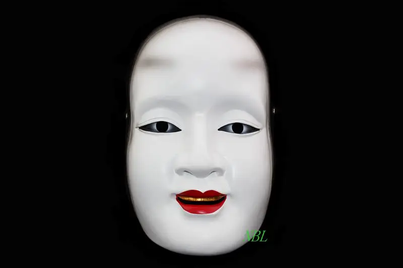 Японская белая маска Noh Shite Dance Drama японская Sun Cilang на все лицо маски из смолы | Дом и