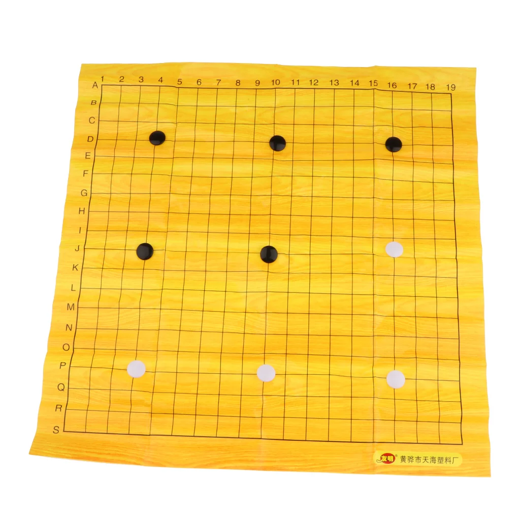 Складной Go Настольная игра WeiQi шахматная доска полный набор Пластик | Спорт и