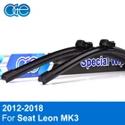 Стеклоочистители для Seat Leon MK3 2012-2018 из натурального каучука, автомобильные аксессуары