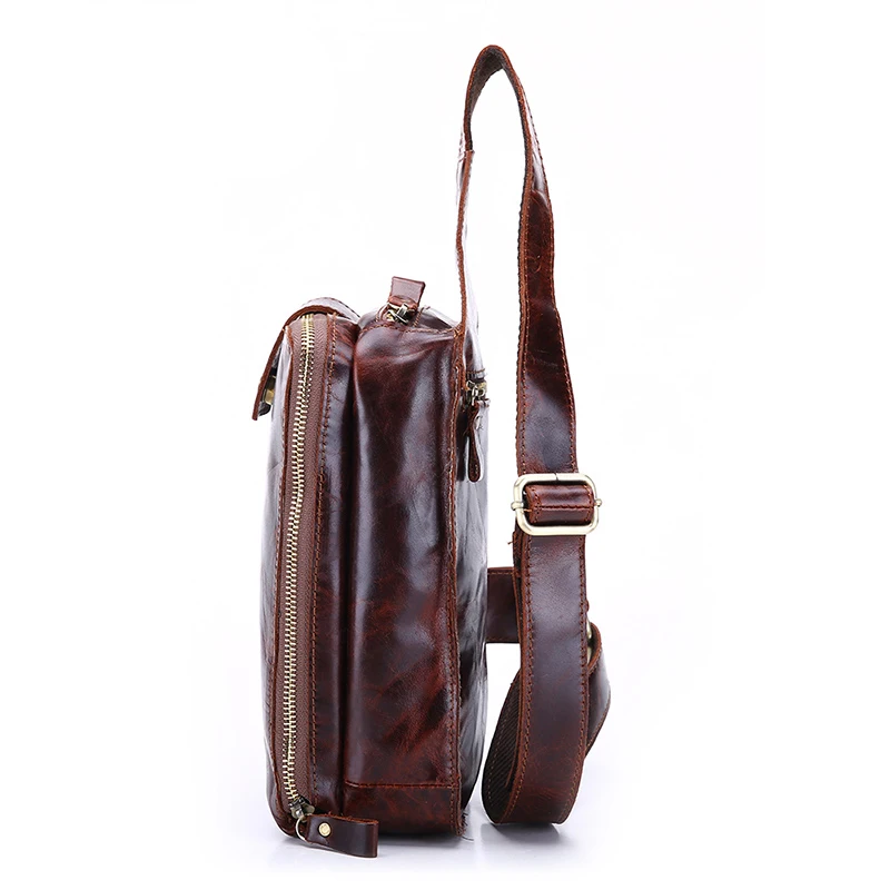 Diiwii новый подлинной натуральной кожи груди пакет мужчины crossbody мешок маленькие