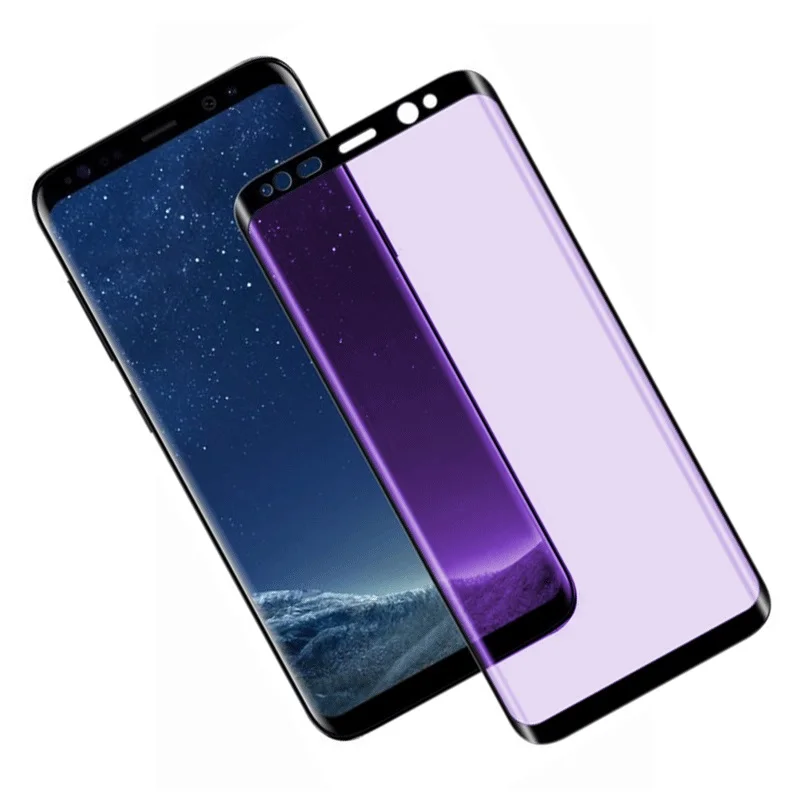 Suntaiho 3D закаленное стекло для samsung Galaxy S8 S9 Plus, анти-синий светильник, стеклянная пленка для Galaxy Note 8, s6, s7edge, защита экрана