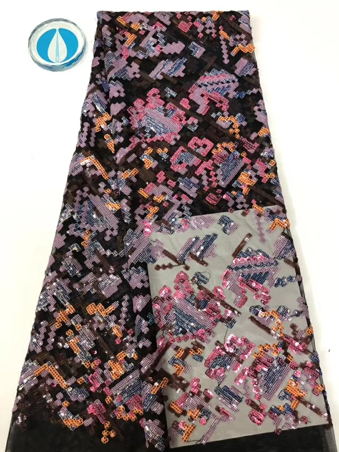 African Lace Fabric French Sequins Net High Quality Sequin for 2019 XB63 | Дом и сад