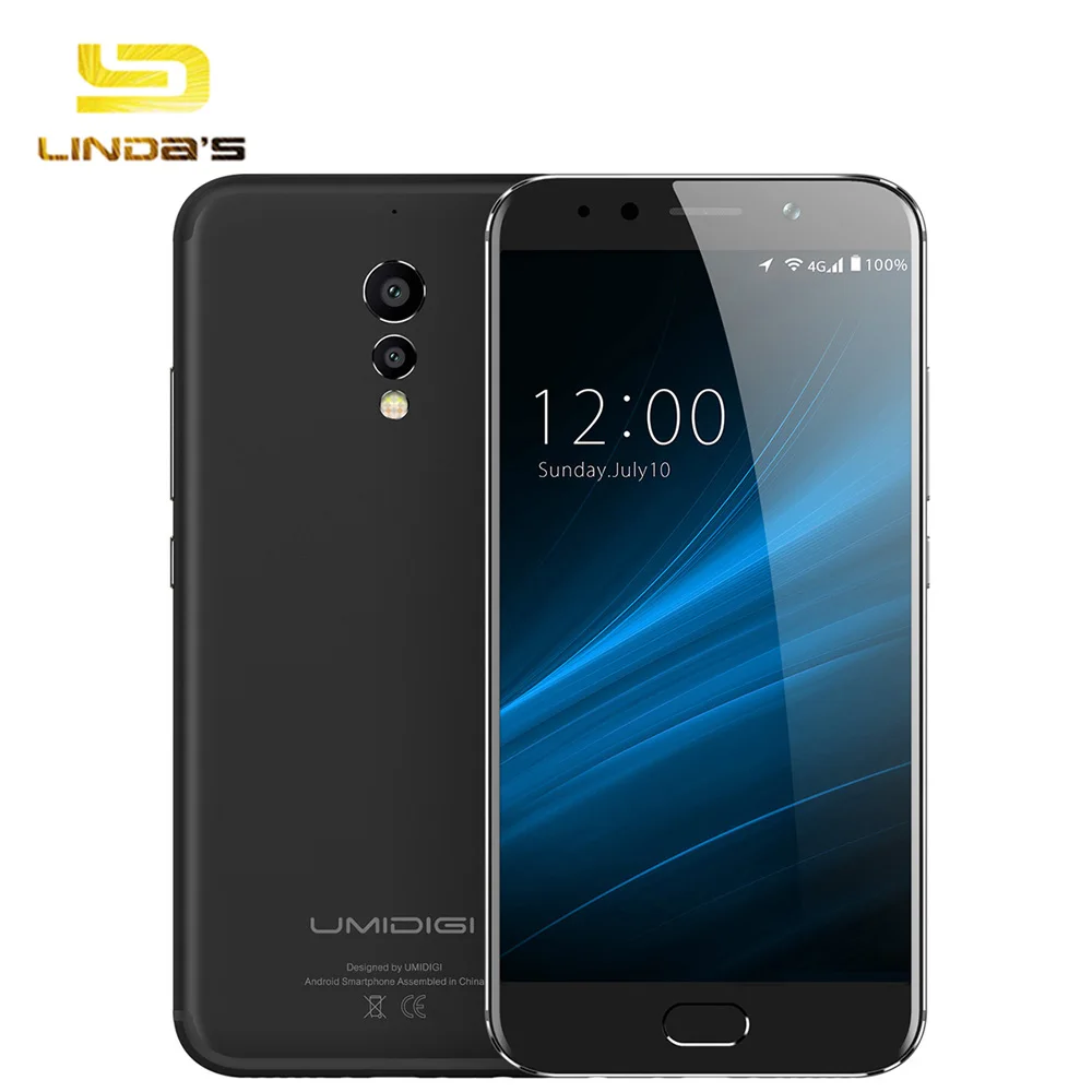 Umidigi S 4 г 5.5 дюймов fhd отпечатков пальцев Смартфон Android 7.0 helio P20 Octa core ГБ 64 13.0MP + 5.0MP 4000