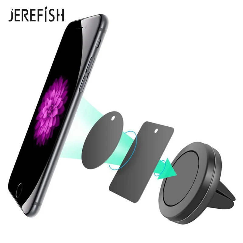 Универсальный автомобильный держатель для телефона JEREFISH магнитный iPhone 6 7 8 Plus X