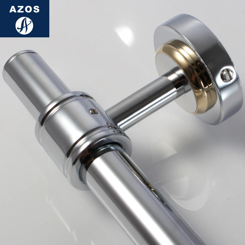 Azos душевой стержень из латуни хромированный поворотный кронштейн для подъема и