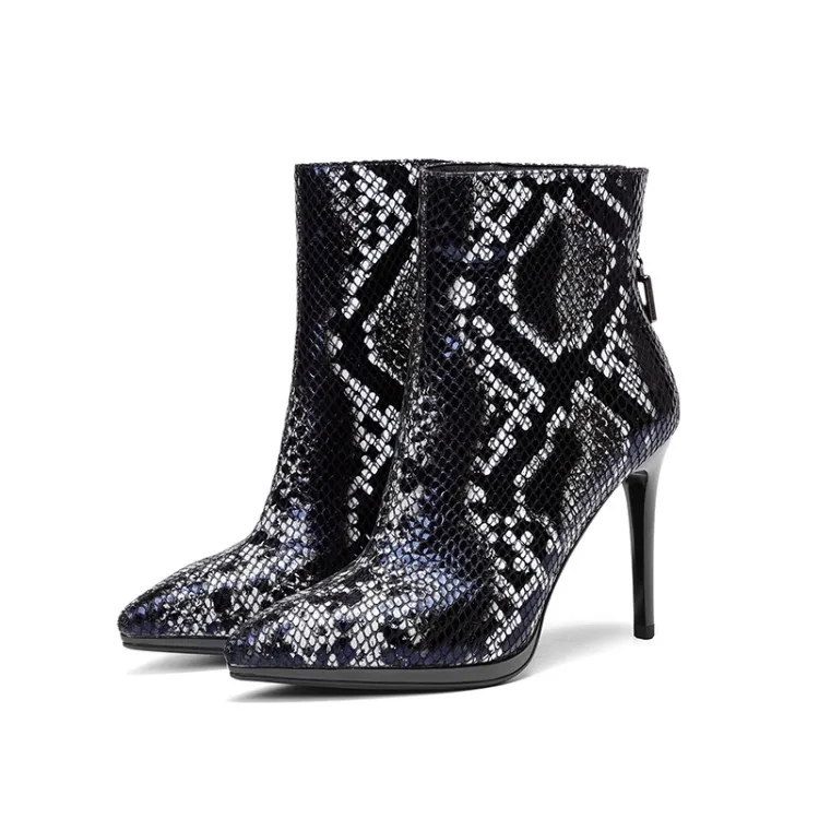 MLJUESE/женские ботильоны из телячьей кожи с тотемом короткие плюшевые зимние