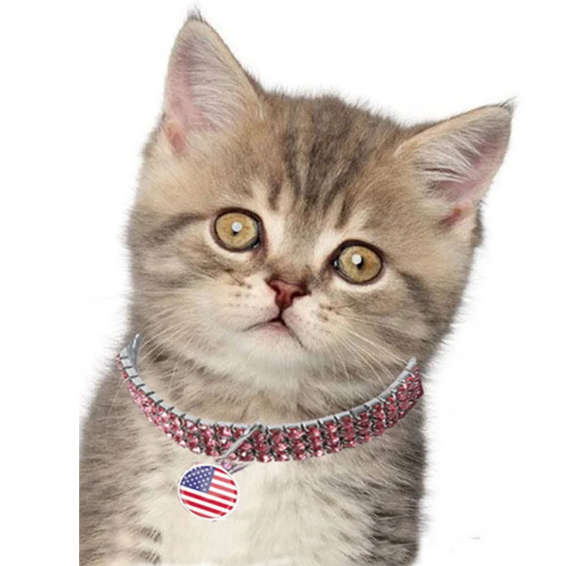 Ошейник для щенка домашних животных ожерелье шейный ремень американский кулон в