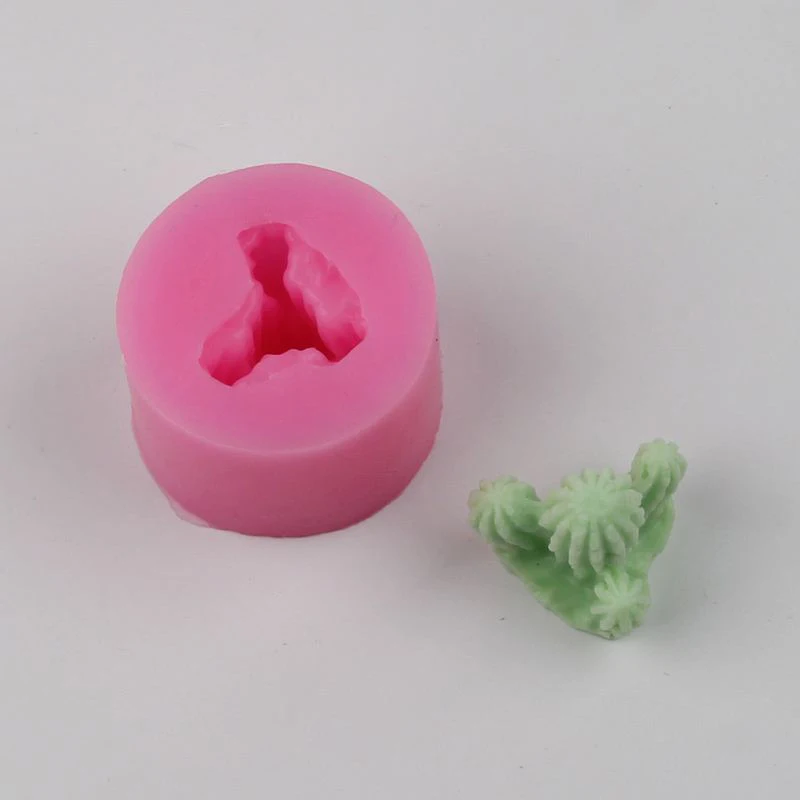 Суккуленты формы Кактус свечи формованное мыло торты сахар силиконовые 3D DIY | Дом