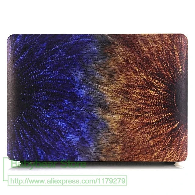 Жесткий чехол с рисунком Защитная пленка для Apple Mac Macbook Touch bar A1706 A1707 Pro 13 15 дюймов