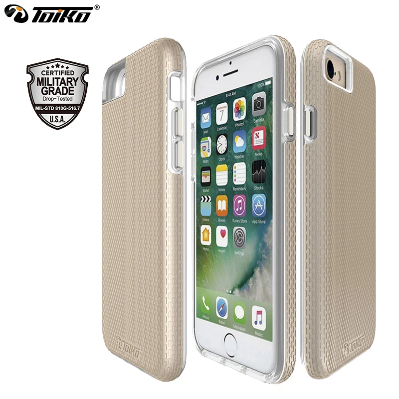Чехол toyko X Guard 2 в 1 для iPhone 6, 6 S, 7, 8, ударопрочный чехол из ТПУ и поликарбоната для задней панели телефона, двойная защита, прочный Чехол для мобильного телефона