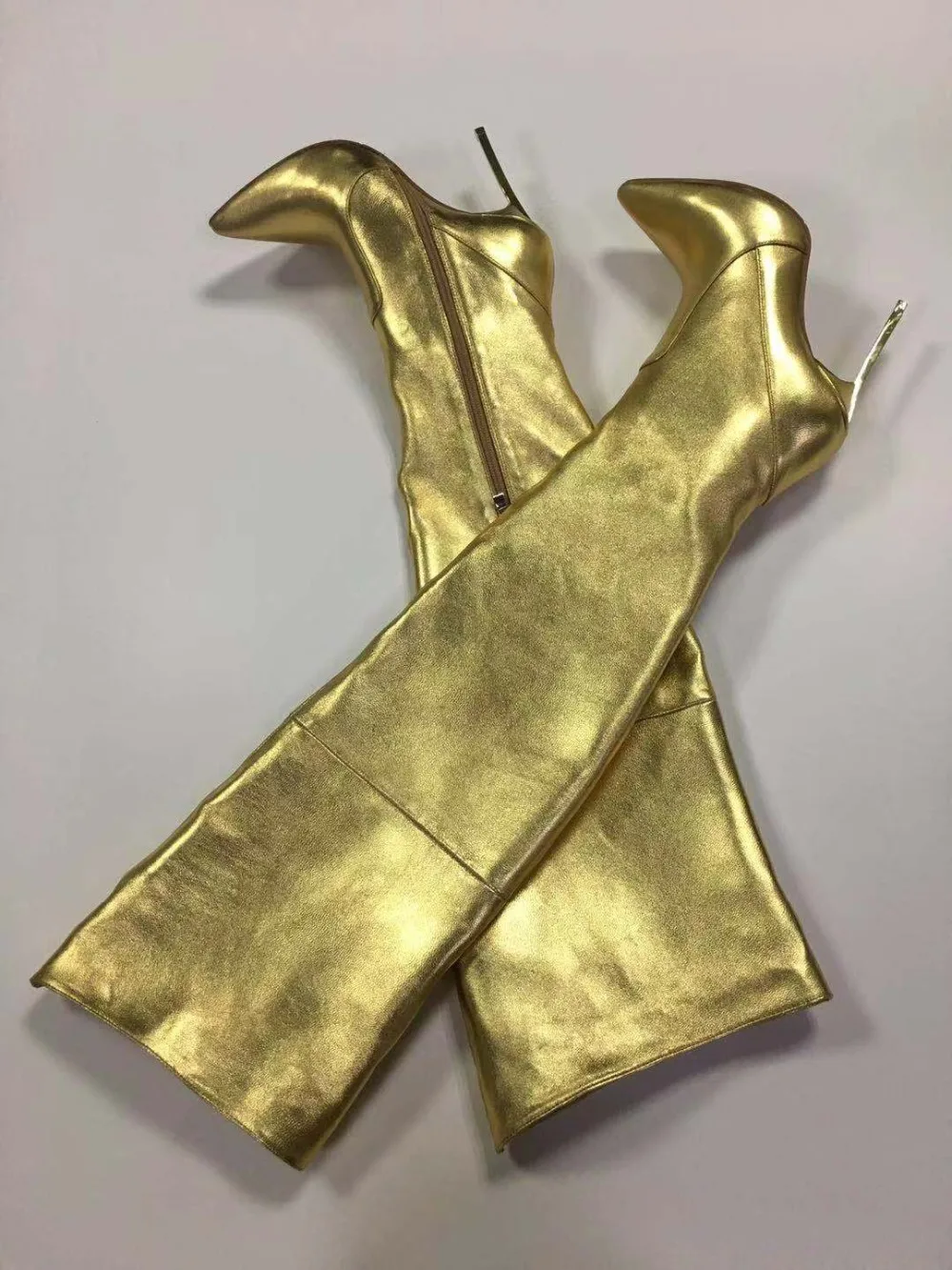 Фирменная Новинка высокого качества высокие женские сапоги выше колен пикантная