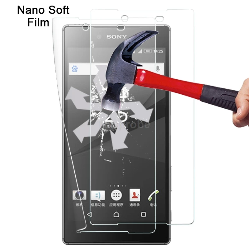 В продаже Взрывозащищенная нано мягкая пленка для Sony Xperia Z5 premium 5 &quotанти