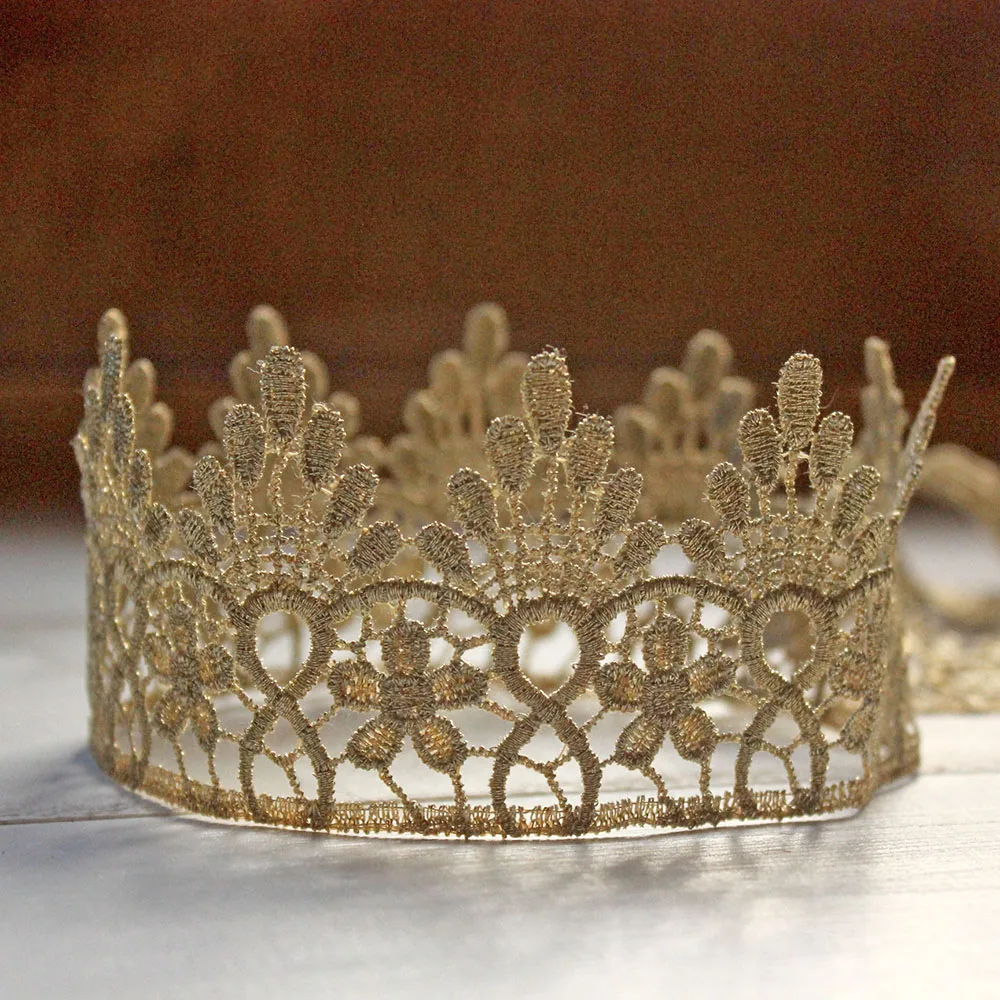 1 ярд золотая серебряная кружевная отделка лента вышитая тюль ткань для девочек