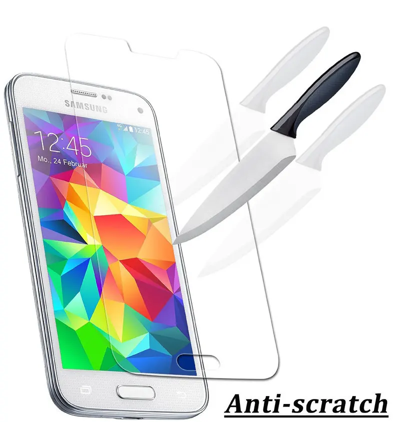 0 3 мм 9 H закаленное Стекло пленка для samsung Galaxy S3 S4 S6 S5 мини 2.5D анти knock Защита экрана