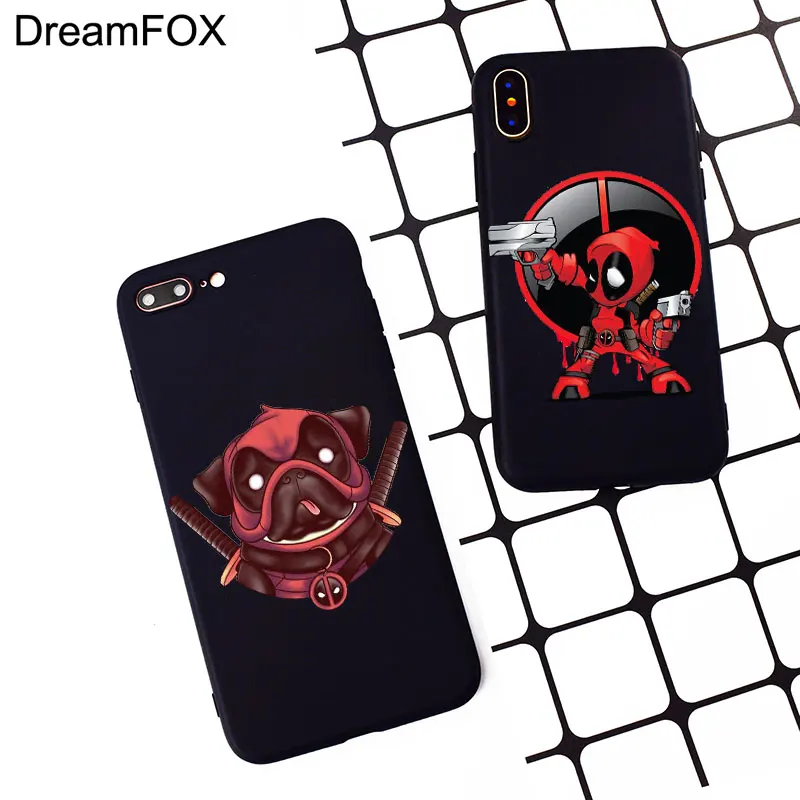 M492 Funny Deadpool Black Soft TPU Silicone Case Cover For Apple iPhone 11 Pro XR XS Max X 8 7 6 6S Plus 5 5S 5G SE |