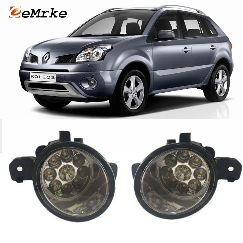 Автостайлинг для Renault Koleos Samsung QM5 2009 2010 2011 9 штук светодиодные противотуманные фары