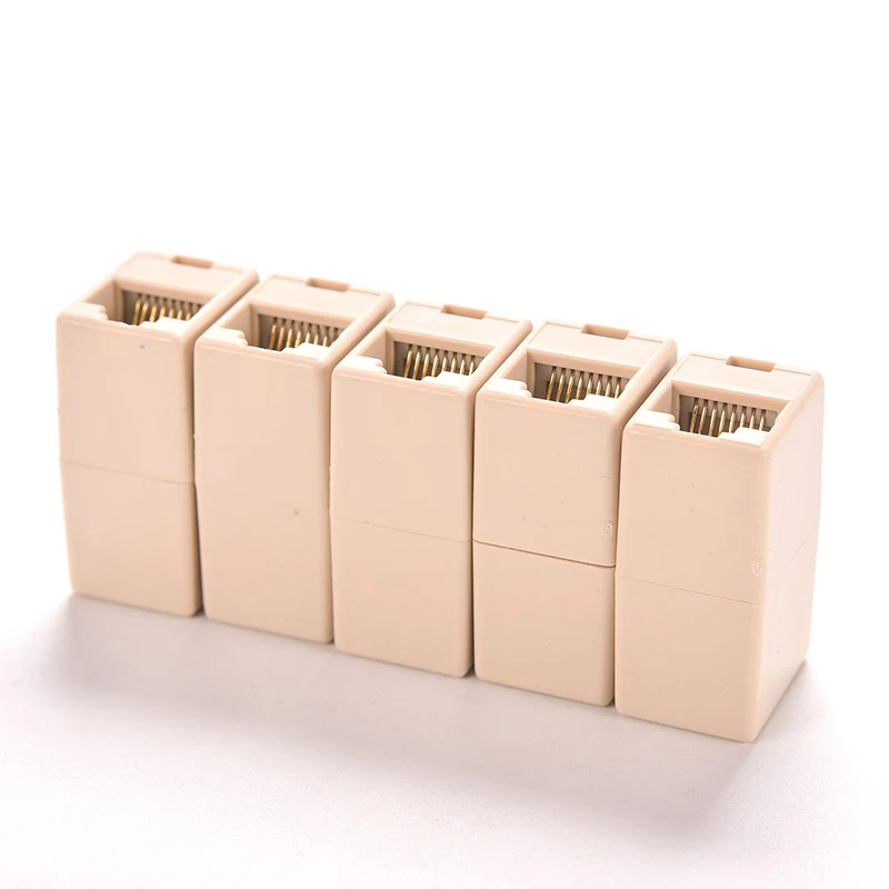 1 шт. разъем RJ45 Cat5 8P8C соединитель для расширения широкополосный Ethernet сеть LAN