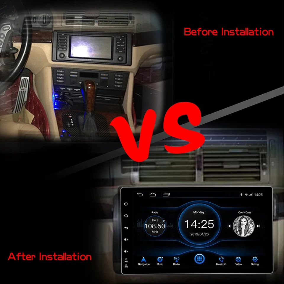 Qcta Core Android 8 1 GPS-навигация для BMW X5 E39 E53 M5 4 Гб ОЗУ 32 ПЗУ аудио радио с IPS экраном