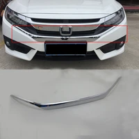 car styling abs silver interior auto accessories front grill trims for honda civic 2017