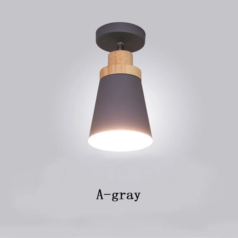 A-gray Светильник потолочный плафоны для люстры освещение для дома лофт декор минимализм люстра потолочная в гостинную светильник потолочный ретро лампа круглая спот плафоны для люстры - Цвет корпуса: A-gray
