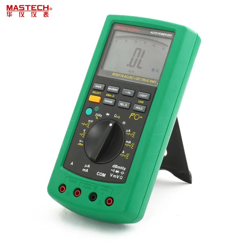 Цифровой Мультиметр MASTECH MS8218 многофункциональный мультиметр с 50000 отсчетами RMS ПК