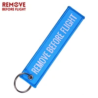 1pc remove before flight woven key tag special luggage tag label blue chain motorcycle keychain bijoux key chains for car llaver