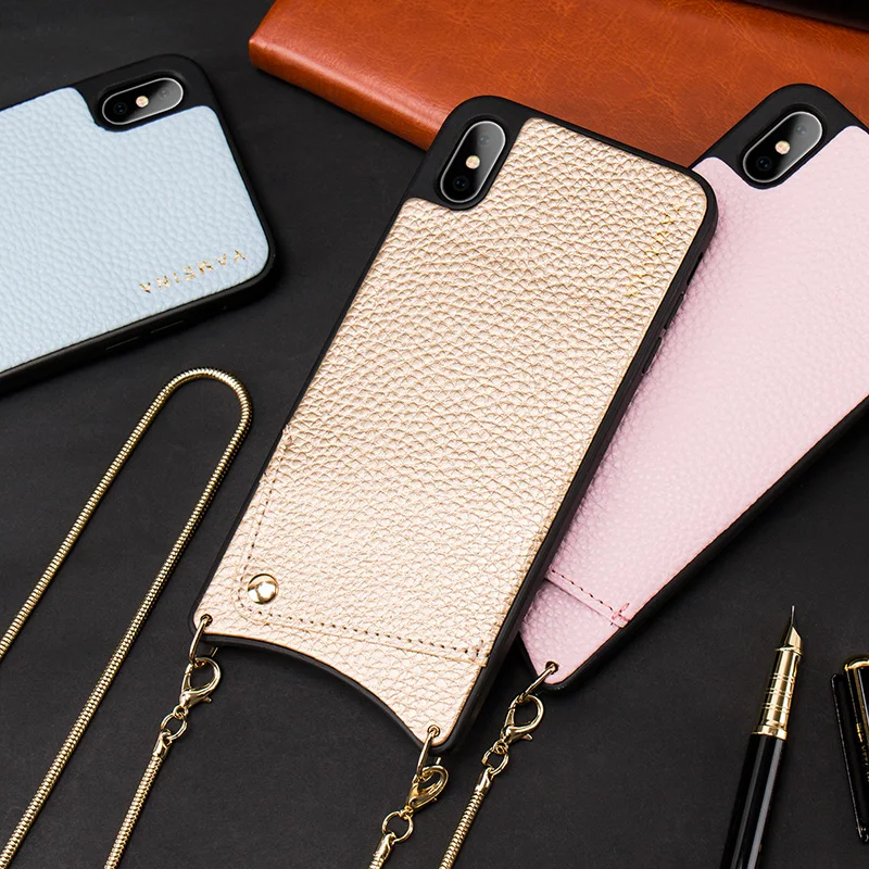 Easterm Роскошный кожаный чехол-кошелек XS MAX для телефона iPhone 6 7 6 Plus 8 Plus X XR, чехол для сотового телефона и ручная сумка-сетка, стильный кошелек