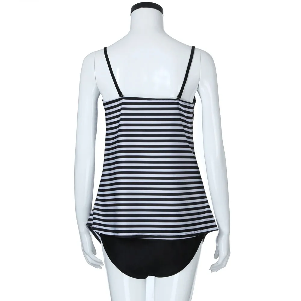 Купальник Bikini 2020 Newest Maternity Tankinis Women Stripe Print Bikinis Swimsuit Beachwear Pregnant Suit Sexy Bathing Suits | Спорт